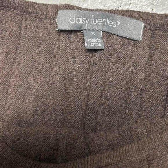 Brown Sweater Dress Daisy Fuentes - Picture 5 of 5